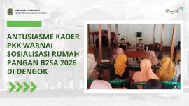 Antusiasme Kader PKK Warnai Sosialisasi Rumah Pangan B2SA 2026 di Dengok